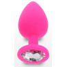 ANAL PLAY TOYJOY Plug Bijou Diamond Booty L 9 x 4cm Rose